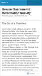 Mobile Screenshot of greatersacrementoreformationsociety.wordpress.com