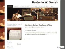 Tablet Screenshot of bwdaniels.wordpress.com