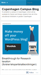Mobile Screenshot of copenhagencampus.wordpress.com