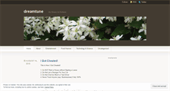 Desktop Screenshot of dreamtune.wordpress.com
