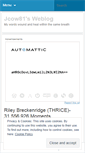 Mobile Screenshot of jcow81.wordpress.com