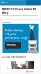 Mobile Screenshot of bosufitness2.wordpress.com