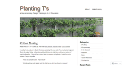 Desktop Screenshot of designthinkingedu.wordpress.com