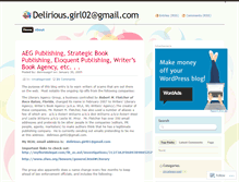 Tablet Screenshot of deliriousgirl02gmail.wordpress.com
