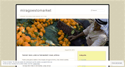 Desktop Screenshot of miragoestomarket.wordpress.com
