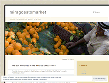 Tablet Screenshot of miragoestomarket.wordpress.com