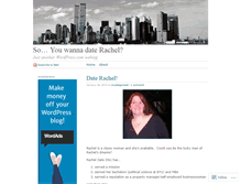 Tablet Screenshot of daterachel.wordpress.com