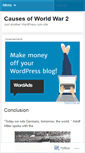 Mobile Screenshot of causesofwwii.wordpress.com