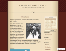 Tablet Screenshot of causesofwwii.wordpress.com