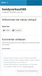 Mobile Screenshot of handyverkauf365.wordpress.com