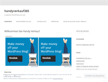 Tablet Screenshot of handyverkauf365.wordpress.com