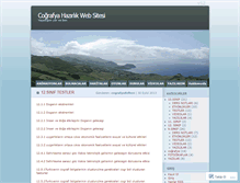 Tablet Screenshot of cografyadefteri.wordpress.com