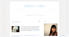 Desktop Screenshot of buttonsandbites.wordpress.com