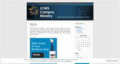 Desktop Screenshot of lcmscampusministry.wordpress.com