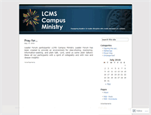 Tablet Screenshot of lcmscampusministry.wordpress.com