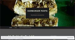 Desktop Screenshot of hamburgerpants.wordpress.com