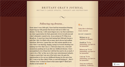 Desktop Screenshot of brittsjournal.wordpress.com