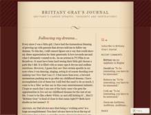 Tablet Screenshot of brittsjournal.wordpress.com