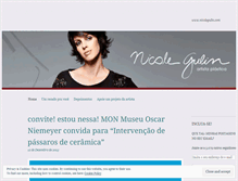 Tablet Screenshot of nicolegulin.wordpress.com