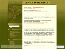 Tablet Screenshot of leighmathers.wordpress.com