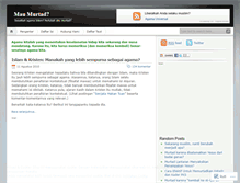 Tablet Screenshot of maumurtad.wordpress.com