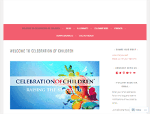 Tablet Screenshot of celebrationofchildren.wordpress.com