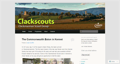 Desktop Screenshot of clackscouts.wordpress.com