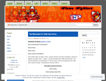 Tablet Screenshot of flamefightersofcp.wordpress.com