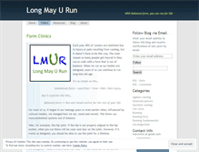 Tablet Screenshot of longmayurun.wordpress.com