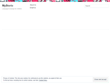 Tablet Screenshot of mystorio.wordpress.com