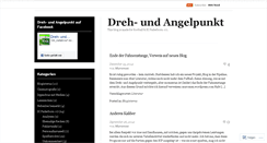 Desktop Screenshot of angelpunkt.wordpress.com