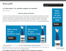 Tablet Screenshot of noticiasirc.wordpress.com