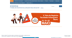 Desktop Screenshot of feiradenegociosdaanhanguera.wordpress.com