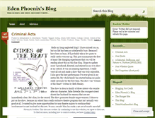 Tablet Screenshot of edenphoenix.wordpress.com