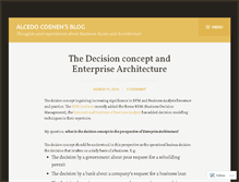 Tablet Screenshot of alcedocoenen.wordpress.com