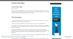 Desktop Screenshot of eurekapaws.wordpress.com