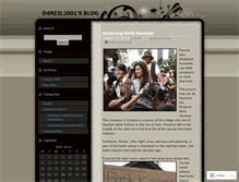 Tablet Screenshot of d4ni3l2001.wordpress.com