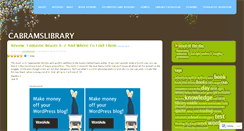 Desktop Screenshot of cabramslibrary.wordpress.com