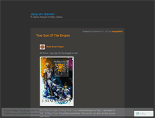 Tablet Screenshot of joeyongames.wordpress.com