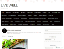 Tablet Screenshot of behappylivewell.wordpress.com