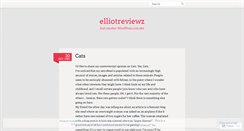 Desktop Screenshot of elliotreviewz.wordpress.com