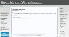 Desktop Screenshot of mcgillpolisci.wordpress.com