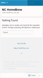 Mobile Screenshot of nchomebrew.wordpress.com