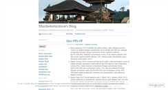 Desktop Screenshot of mazda4education.wordpress.com