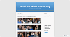 Desktop Screenshot of beardsforbabies.wordpress.com