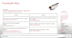 Desktop Screenshot of escuela348.wordpress.com