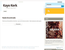 Tablet Screenshot of kayokerk.wordpress.com