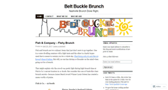 Desktop Screenshot of beltbucklebrunch.wordpress.com