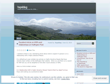 Tablet Screenshot of hspsblog.wordpress.com