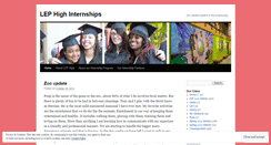 Desktop Screenshot of lephighinternships.wordpress.com